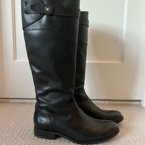 Frye Black Leather Boots
